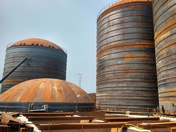 宝山焦粉钢板仓